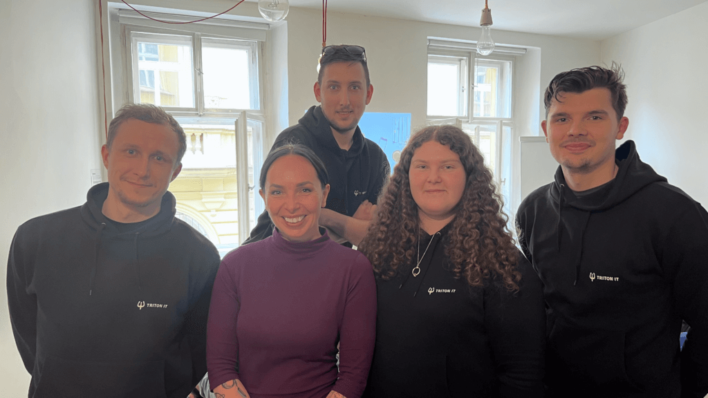 TRITON IT-team en Michelle Losekoot