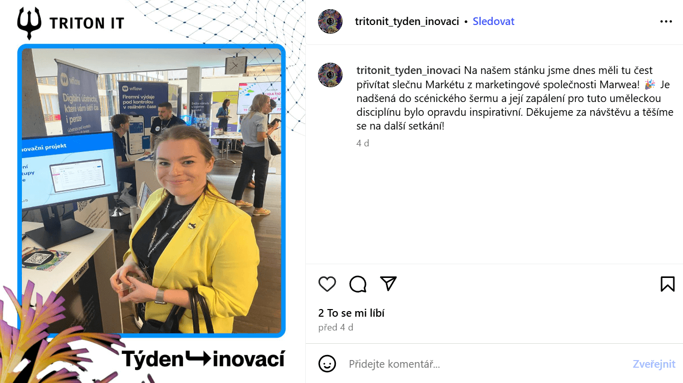 Sockařka Maruna na Týdnu Inovací