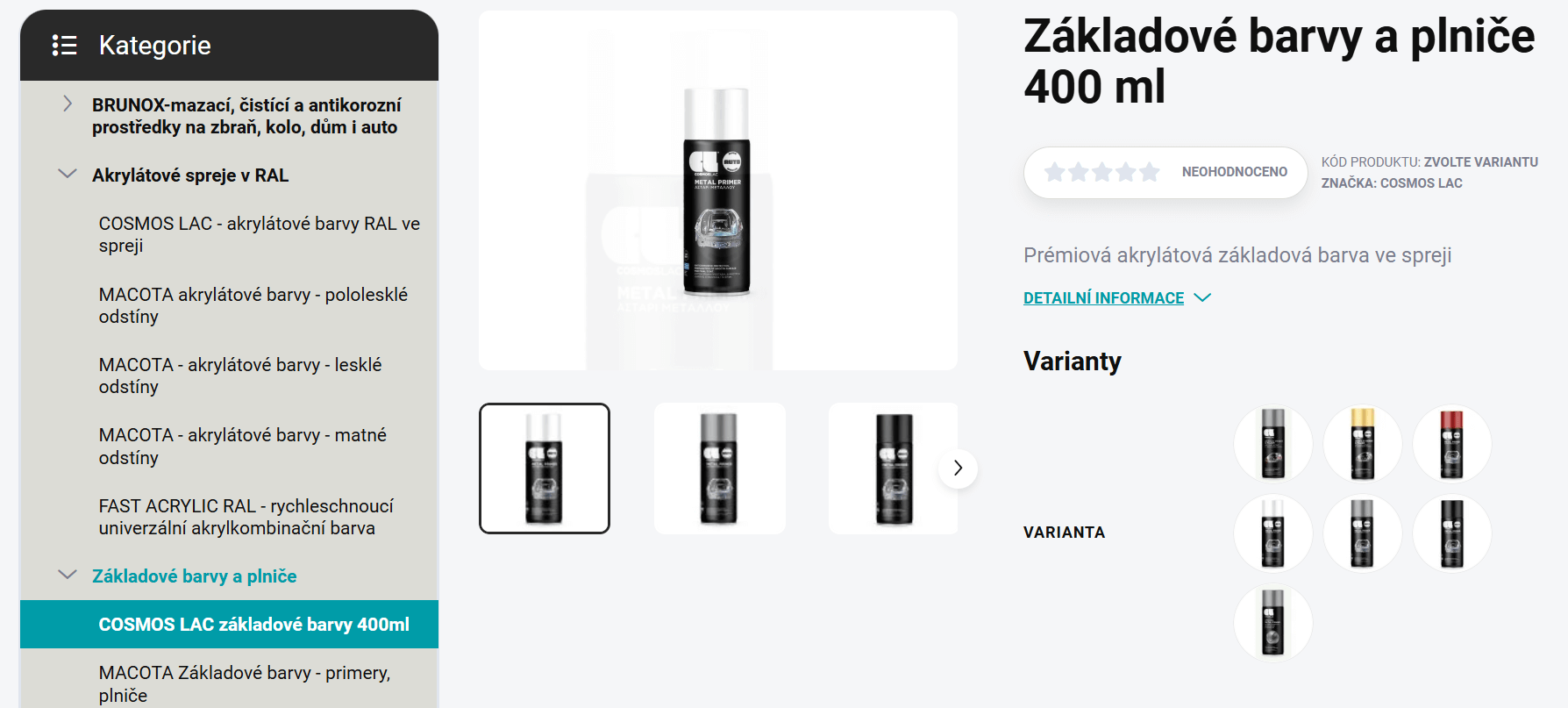 nový e-shop COLORIT