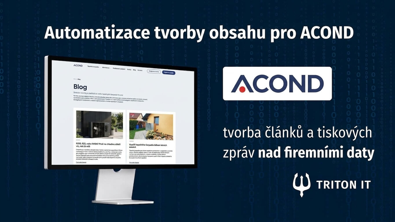 automatizace obsahu pro ACOND