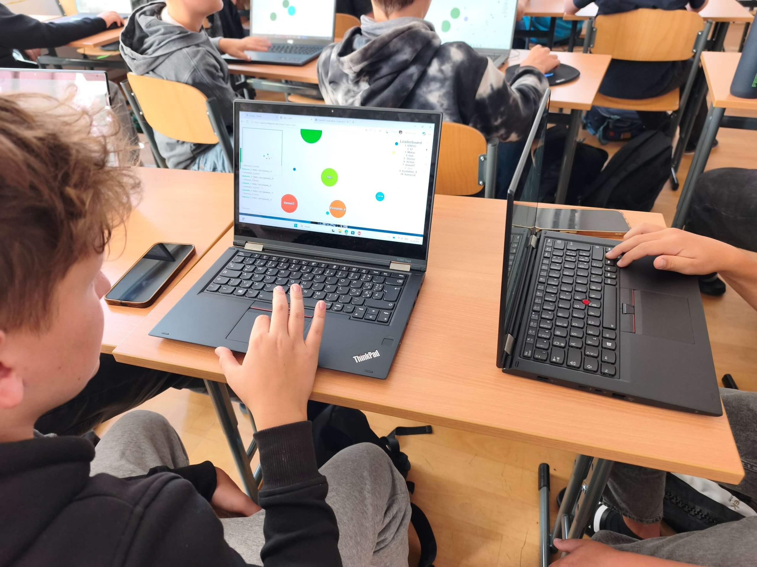 Cell Agents na základní škole mezi žáky