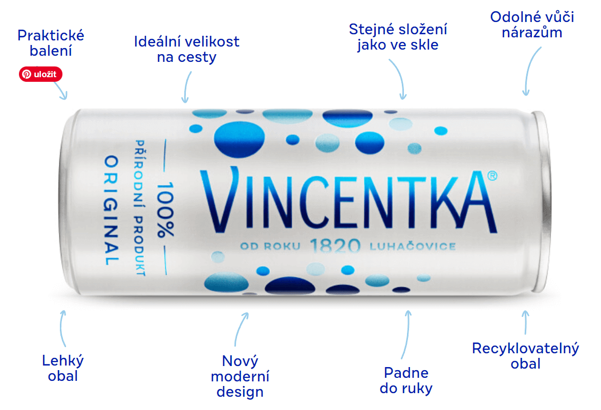 New product Vincentka in a tin