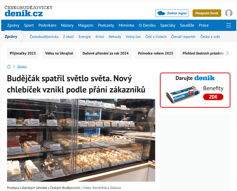 soutěž Budějčák