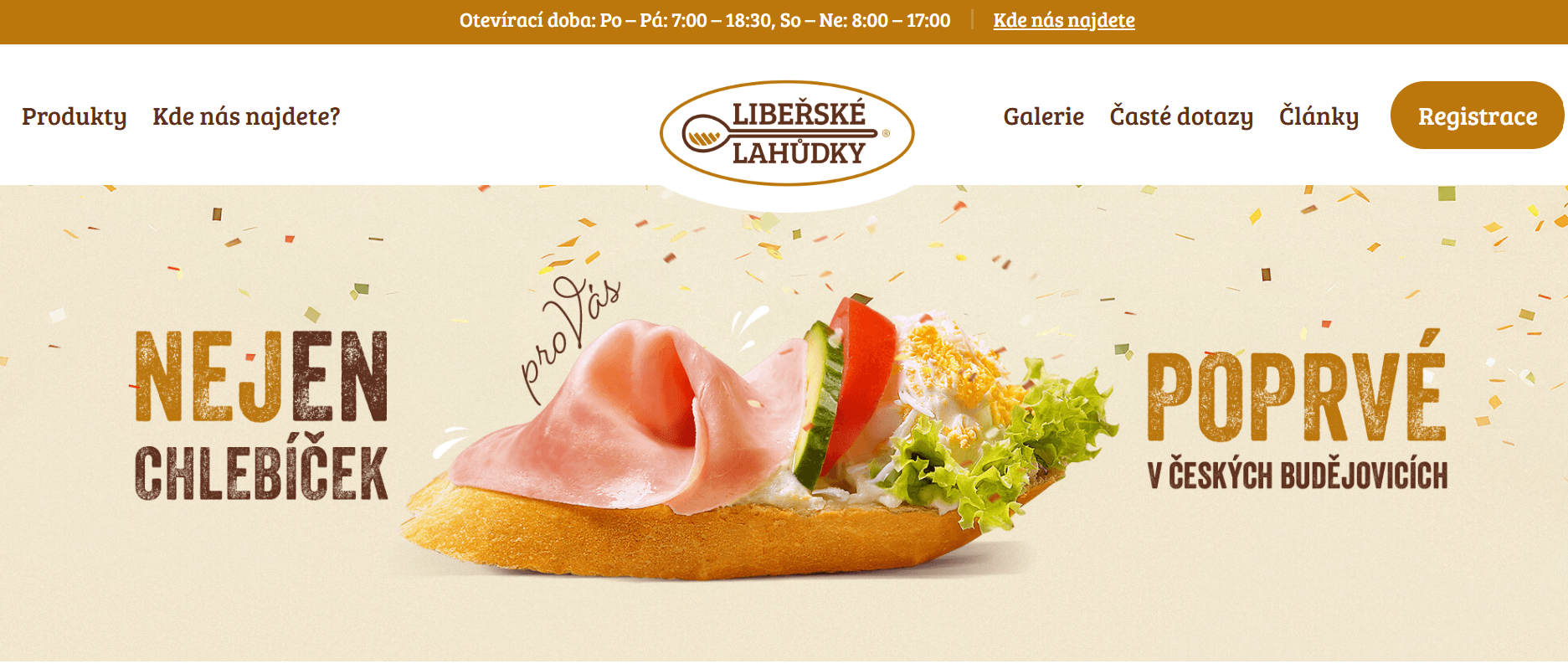 microsite Libeřské lahůdky